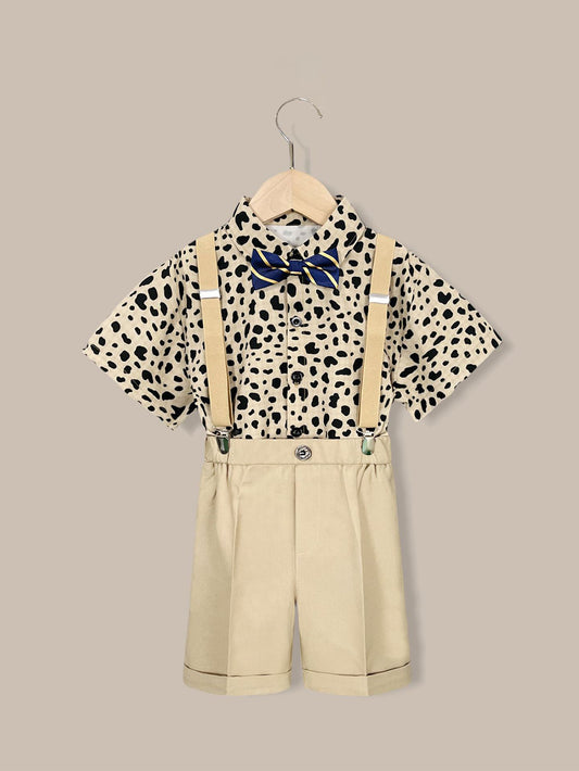 Summer British-style Children's Overalls Set for Performances - 2 Style